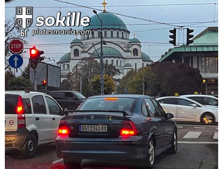 BG 2343-OX, Vauxhall Vectra