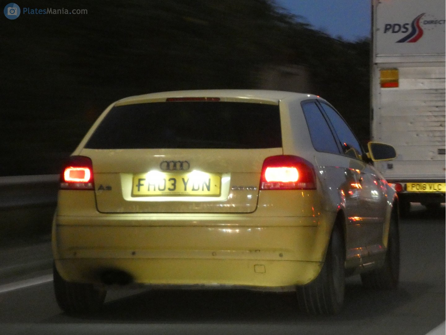 FH03YDN, Audi A3 2nd gen 3-door Hatch (8P1), 2003–2012