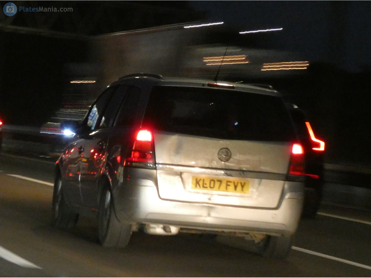 KL07FVY, Vauxhall Zafira 2nd gen (B; A05), 2005–2014