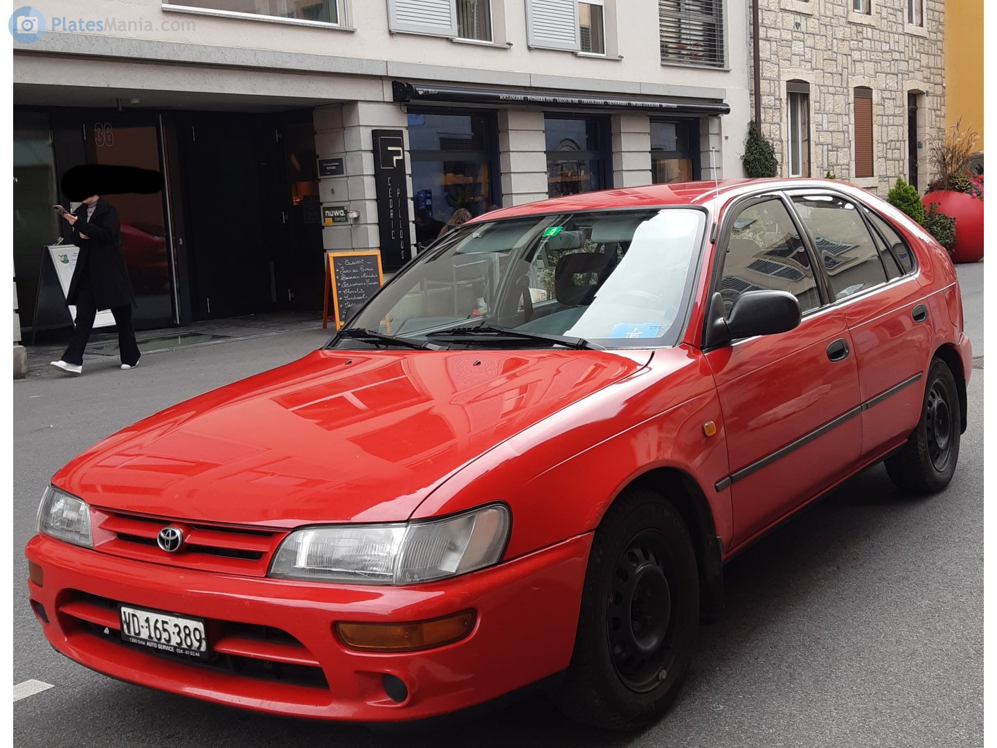 VD 165389, Toyota Corolla 7th gen (FX) 5-door Hatch (E100), 1992–1999