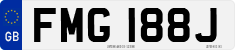 License plate of the United Kingdom, 1963 year system