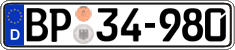 German license plate, Authorities and federal agencies