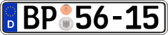 German license plate, Authorities and federal agencies