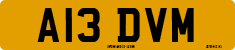 License plate of the United Kingdom, 1983 year system