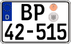 German license plate, Authorities and federal agencies