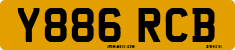 License plate of the United Kingdom, 1983 year system