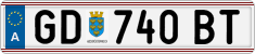 License plate of Austria, Regular plates