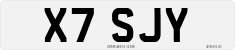 License plate of the United Kingdom, 1983 year system