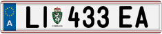 License plate of Austria, Regular plates