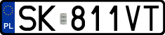 License plates of Poland, Regular car plates