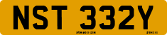License plate of the United Kingdom, 1963 year system