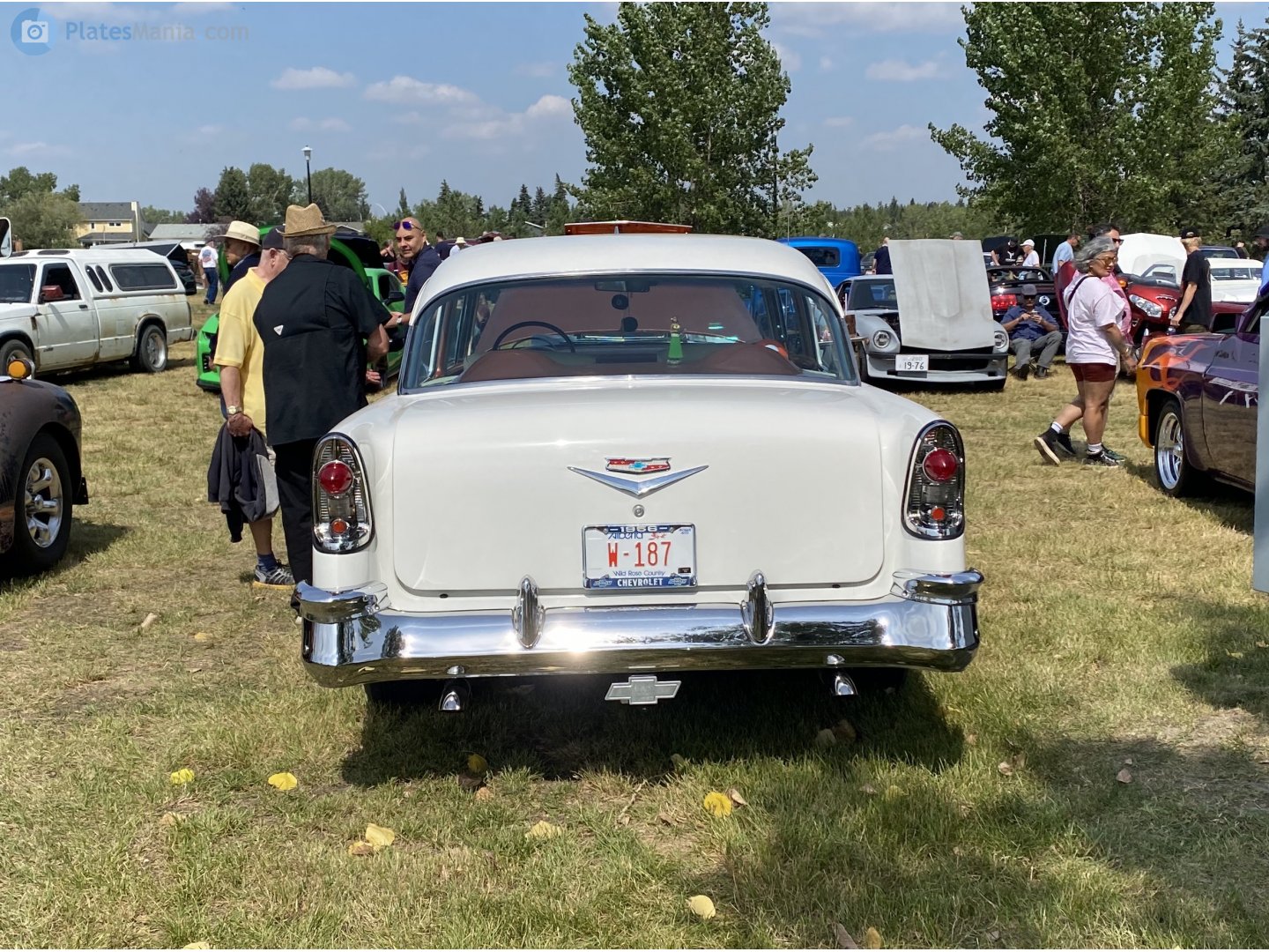 W-187, Chevrolet 210 2nd gen 1956 2-door Hardtop (2154-1037; A-body), 1st facelift, 1955–1956