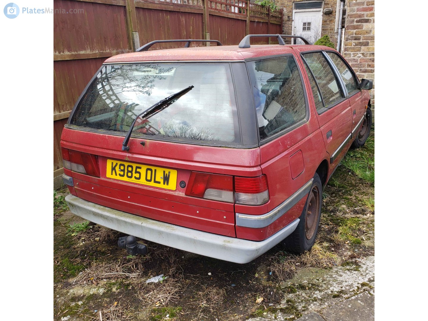 K985OLW, Peugeot 405 1st gen Break (D6/D7), 1987–1996