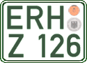 German license plate, Regular plates