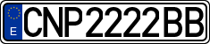 License plates of Spain, Official and military plates