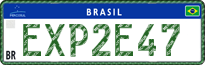 License plate of Brazil, Testing (Mercosul)