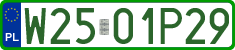 License plates of Poland, Professional plates