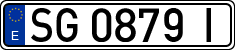 License plates of Spain, 1971 year series