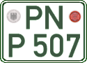 German license plate, Regular plates