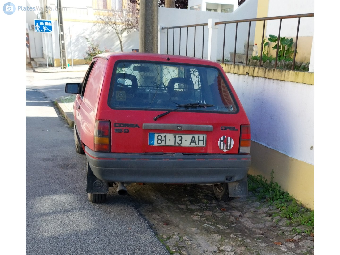 81-13-AH, Opel Corsa 1st gen Van (A; S83), 1982–1993