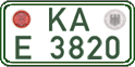 German license plate, Regular plates