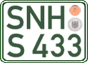 German license plate, Regular plates
