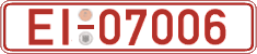 German license plate, Red license plates