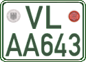 German license plate, Regular plates