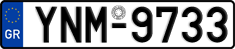License plate of Greece, Cars