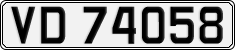 License plate of Norway, Cars