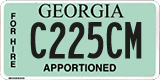Georgia, Apportioned