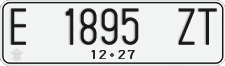 License plate of Indonesia, Regular plates