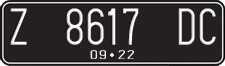 License plate of Indonesia, Regular plates