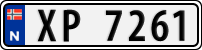 License plate of Norway, Trailers, motorcycles, special vehicles