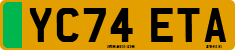 License plate of the United Kingdom, 2001 year system