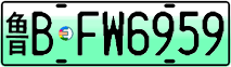 License plate of China, Electric vehicles