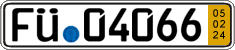 German license plate, Short-term transit plates