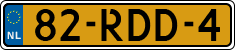 License plate of the Netherlands, Cars