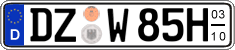 German license plate, Seasonal plates (Oldtimers)