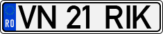 License plate of Romania, Regular plates