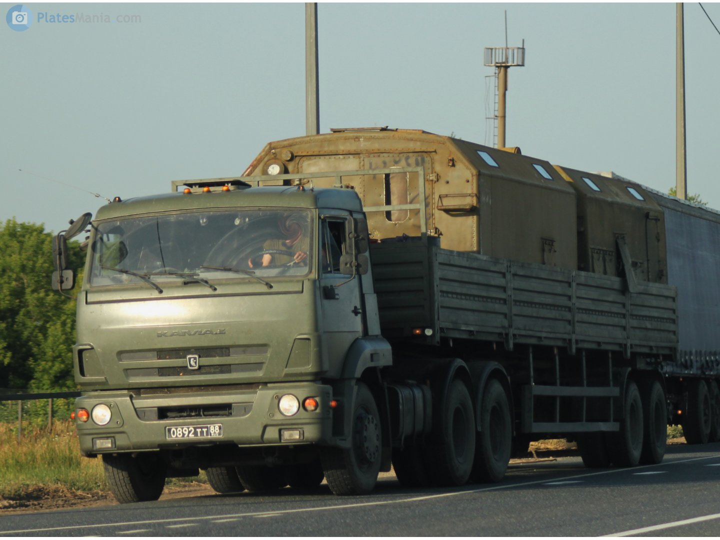 0892 тт 88, KamAZ 6511 65116 Military, 2013–