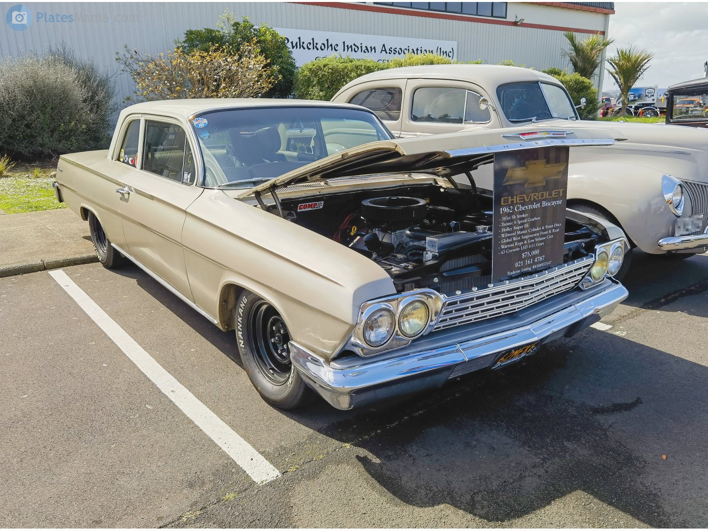 62MEKE, Chevrolet Biscayne 2nd gen 1962 2-door Sedan (1111/1211; B-body), 1st facelift, 1961–1962