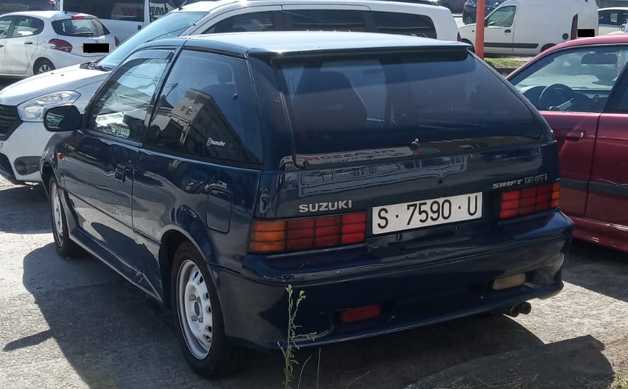S 7590 U, Suzuki Swift 2nd gen 3-door Hatch (SF), 1989–1996