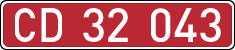 License plates of Spain, Diplomatic