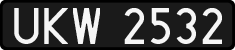 License plates of Poland, 1976 year system