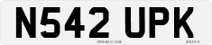 License plate of the United Kingdom, 1983 year system