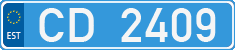 License plate of Estonia, Diplomatic
