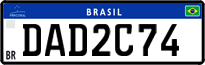 License plate of Brazil, Private owners (Mercosul)