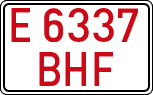 License plates of Spain, Specialty plates
