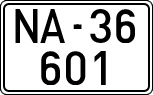 License plates of Spain, 1900 year series